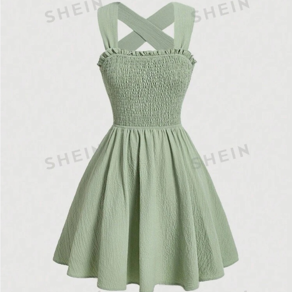 SHEIN Dress - Sage Green